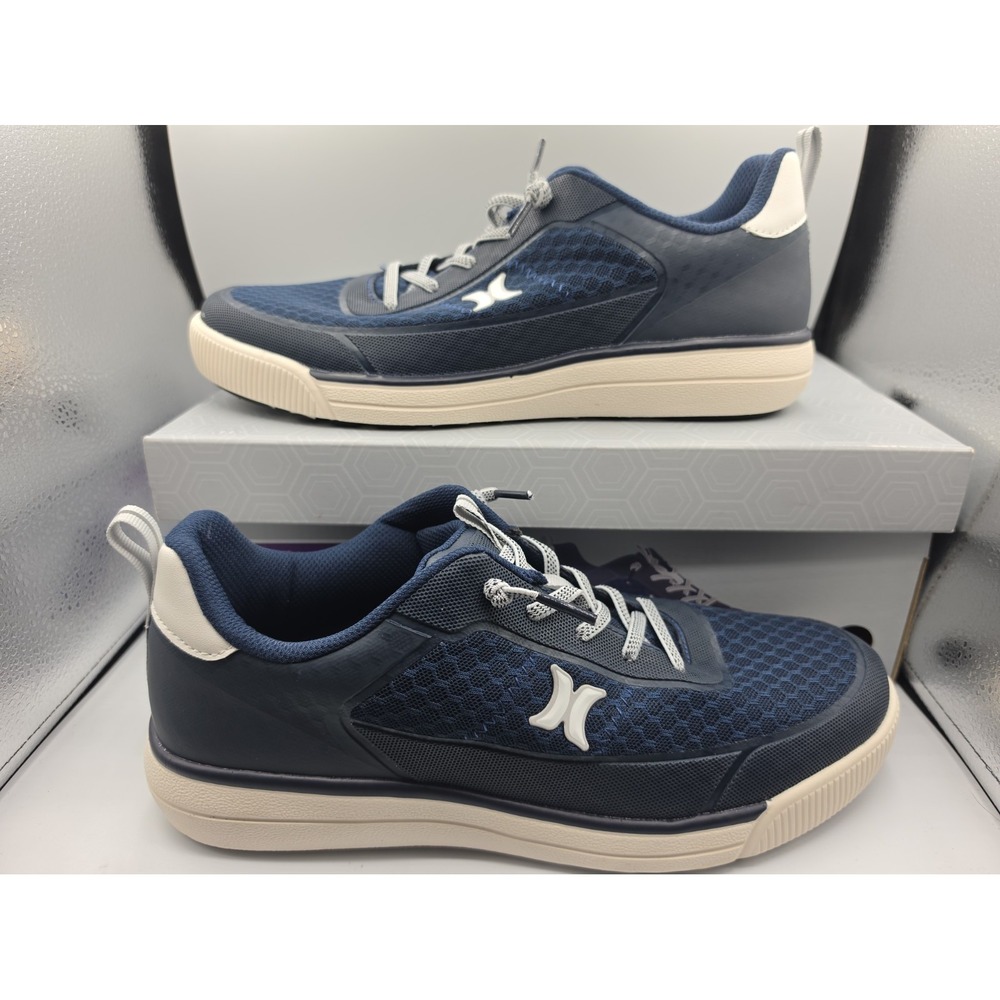 Hurley: Exeter Men's Size 10 Casual Lace-up Sneakers Shoes, Navy Worn Once